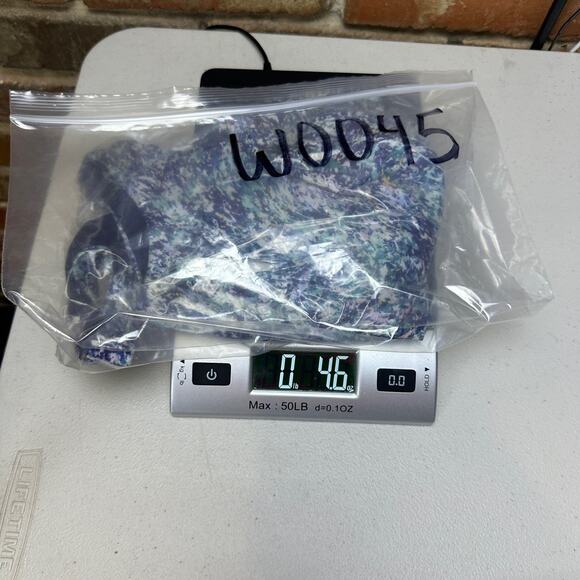 Athleta Girl Printed Long Distance Sports‎ Bra Blue Purple Size XL 14 - Picture 11 of 11